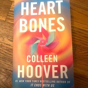Colleen Hoover Heart Bones Paperback Novel - Multicolor